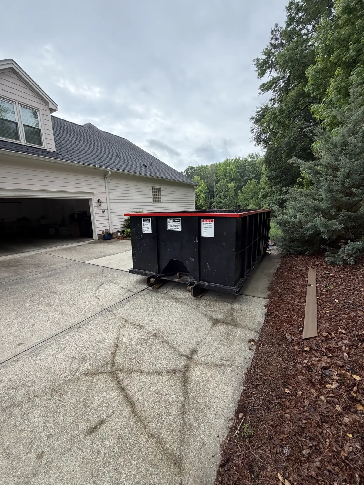 15 yard roll-off dumpster rental